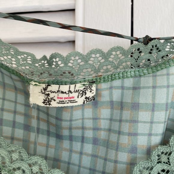 Free People Intimately Plaid Cami - Picture 4 of 7